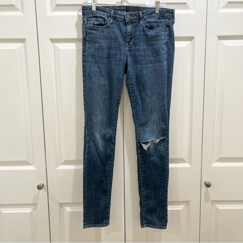 Vince Distressed Straight Leg Jeans 29